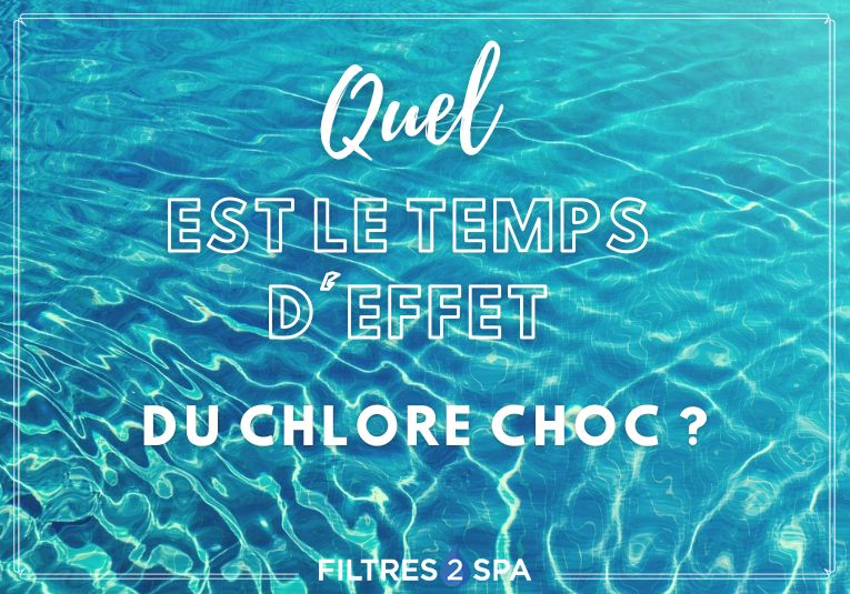 Il ne faut pas confondre le chlore lent et le chlore choc